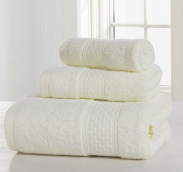 Cotton soft double-sided towel set