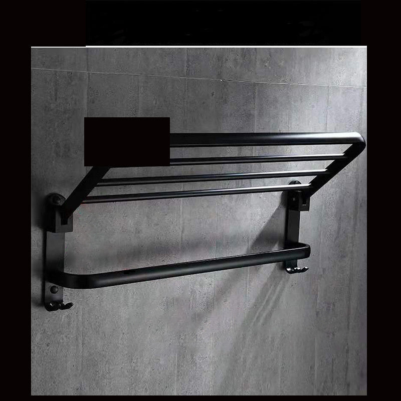 Perforated Space Aluminum Bathroom Folding Shelf