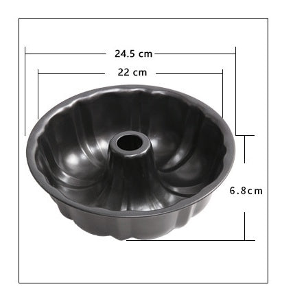 Round Deep Baking Mold Bundt Cake Pan