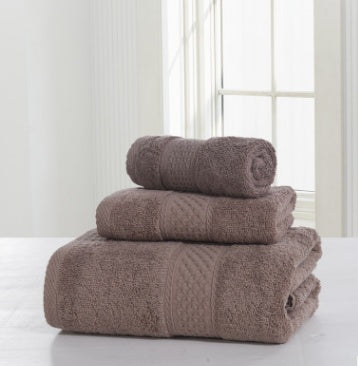 Cotton soft double-sided towel set