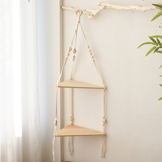 Macrame Shelves