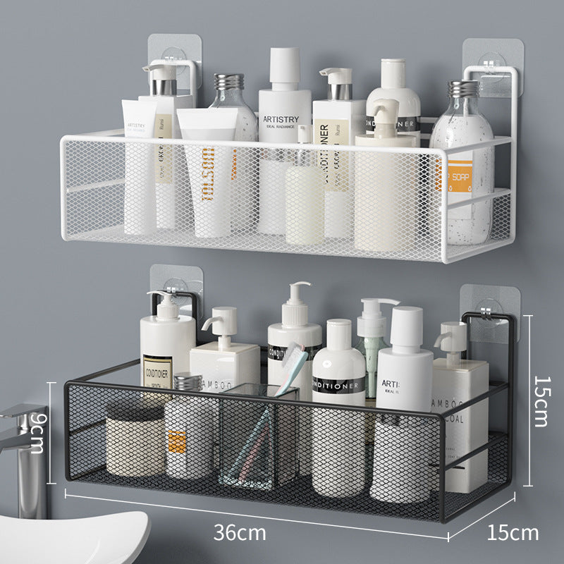 Wall-Mounted Shelf Shower Organizer