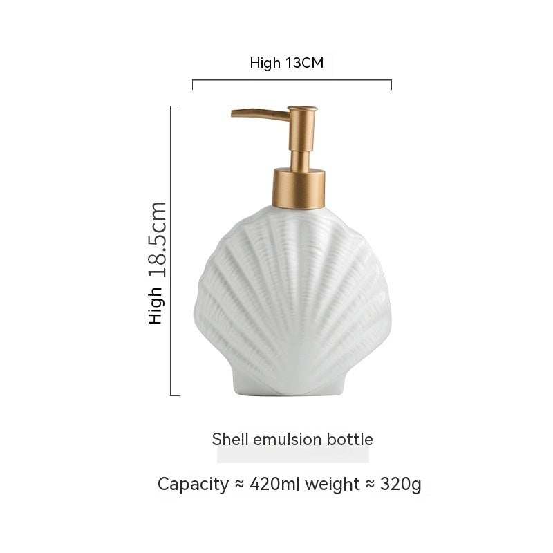 Nordic Style Ceramic Bathroom soap dispenser