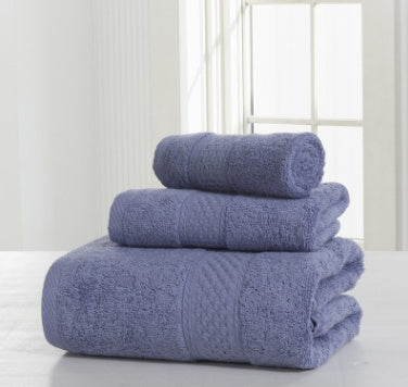 Cotton soft double-sided towel set