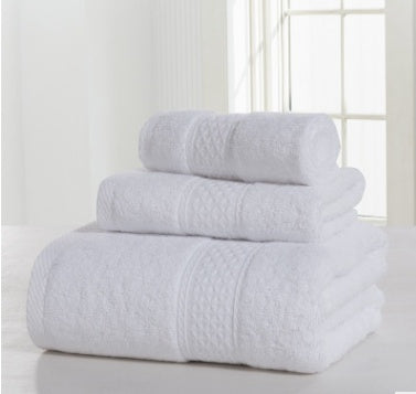 Cotton soft double-sided towel set