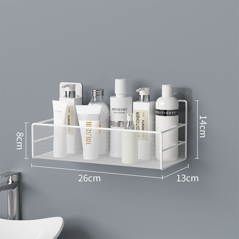 Wall-Mounted Shelf Shower Organizer