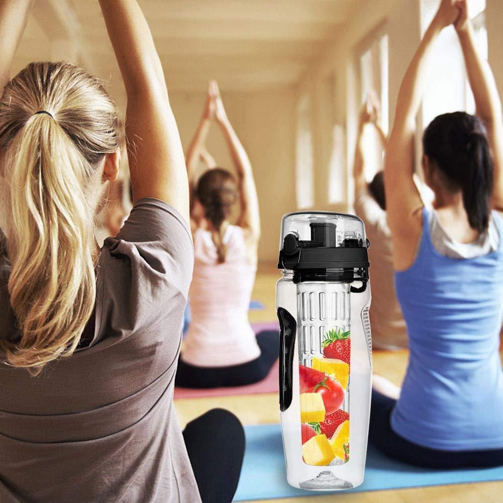 1000ml Water Fruit Bottle BPA Free Plastic