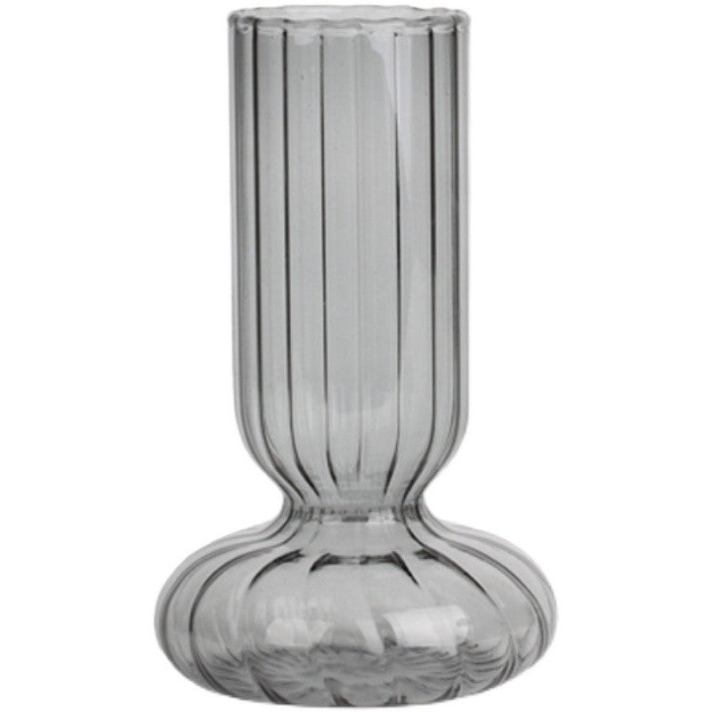 Striped Glass Vase