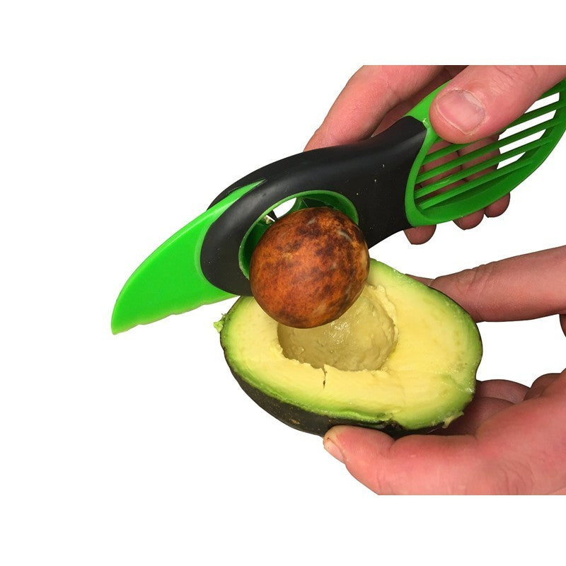 Knife Pulp Separation Three-in-one Avocado Corer Slicer