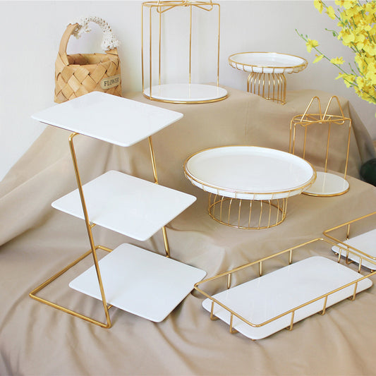 Golden Cake Stand Sets