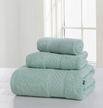 Cotton soft double-sided towel set