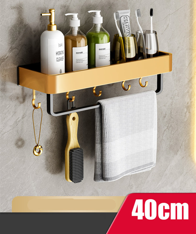 Bathroom Perforated Towel Storage Rack