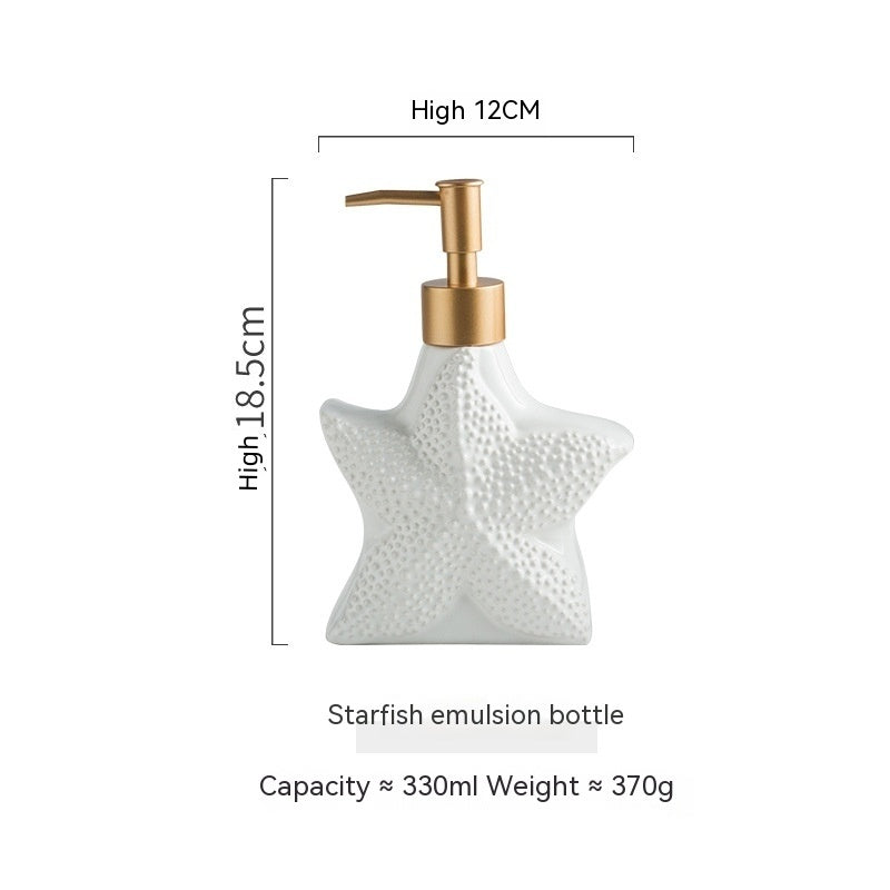 Nordic Style Ceramic Bathroom soap dispenser