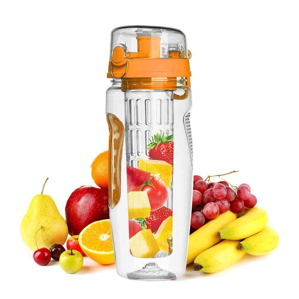 1000ml Water Fruit Bottle BPA Free Plastic