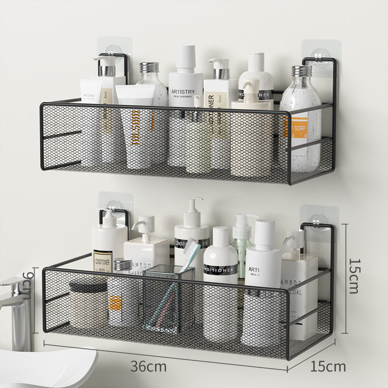 Wall-Mounted Shelf Shower Organizer