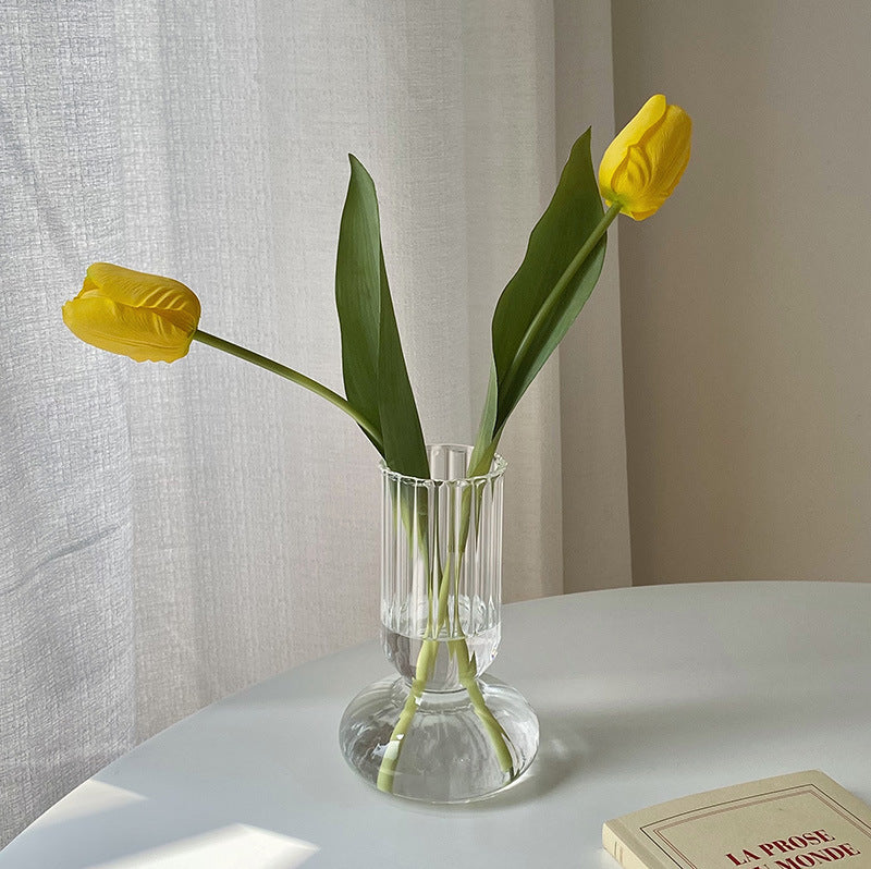 Striped Glass Vase