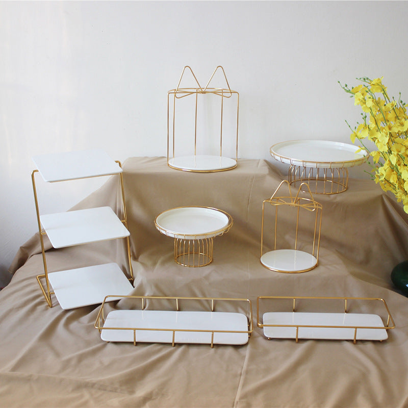 Golden Cake Stand Sets