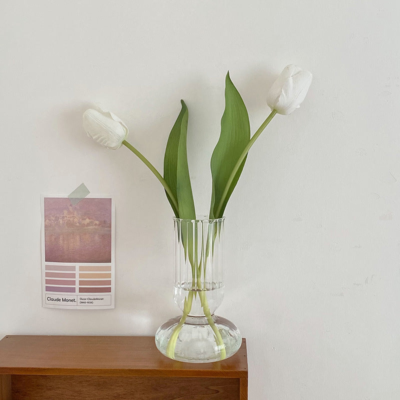 Striped Glass Vase